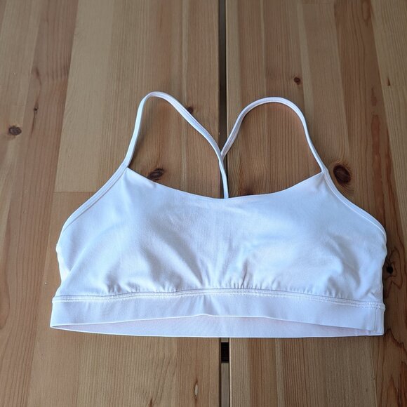 lululemon athletica Tops - Lululemon Flow Y Bra A-C Cup Strawberry Milkshake 12